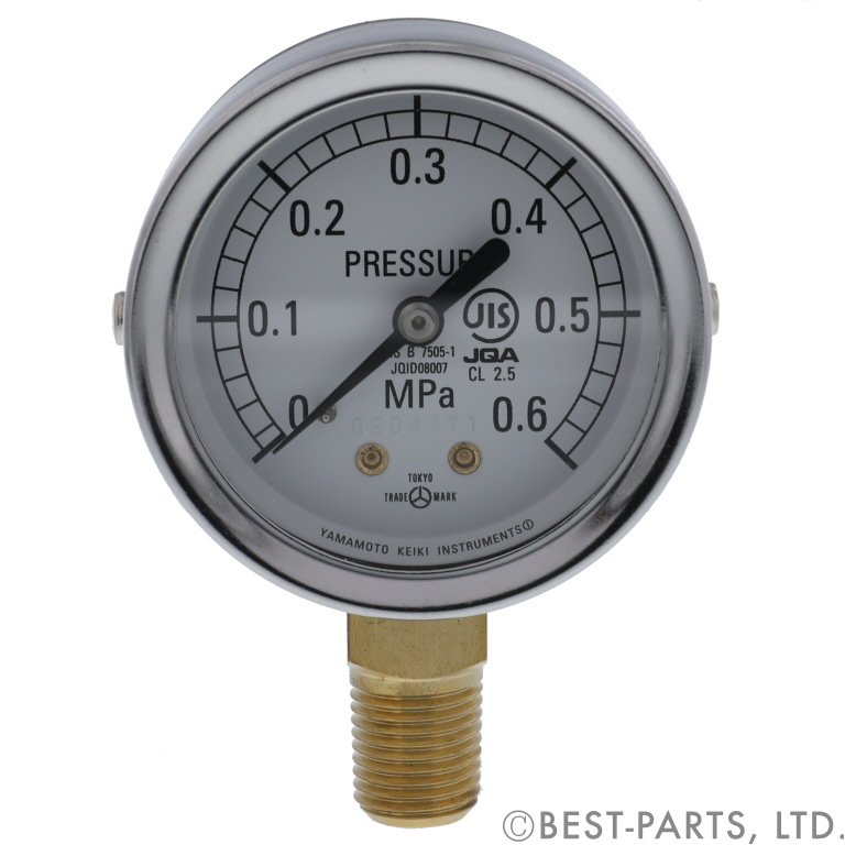 「小型圧力計A形（品番：PG-50B）」の写真