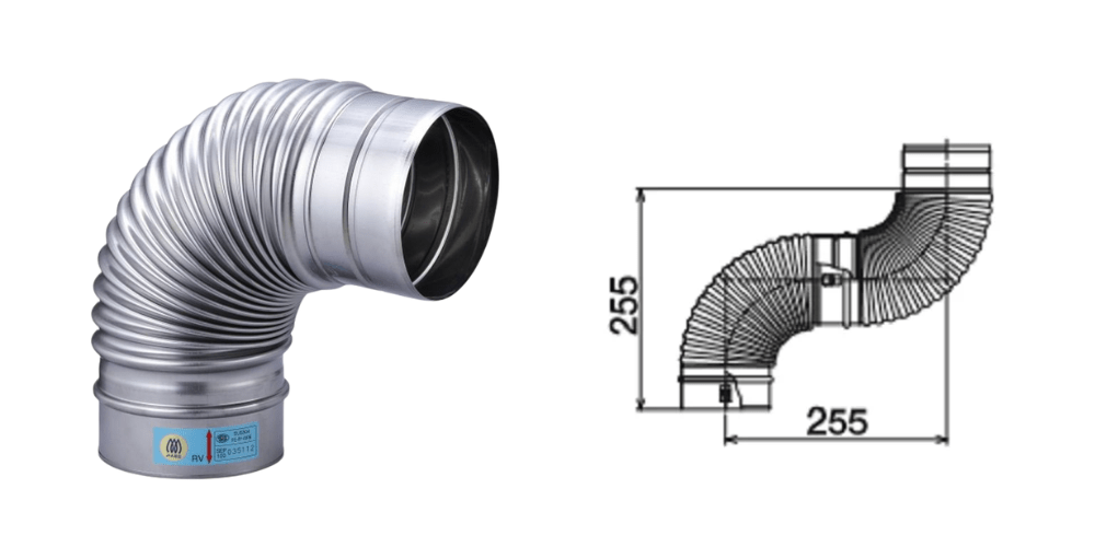 SEP10Eの画像とエルボ返しのイメージ図
