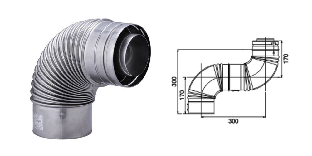 W18Eの画像とエルボ返しのイメージ図