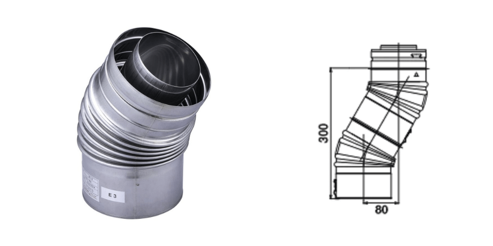 W18E3の画像とエルボ返しのイメージ図