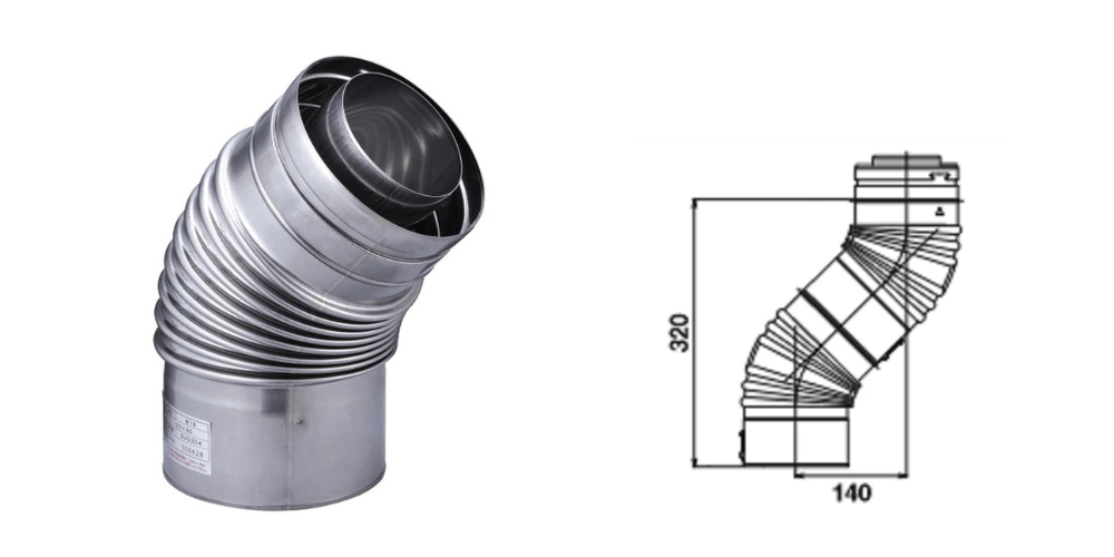 W18E4の画像とエルボ返しのイメージ図