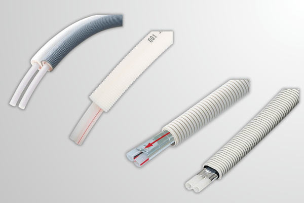 架橋ポリエチレン管4種の画像