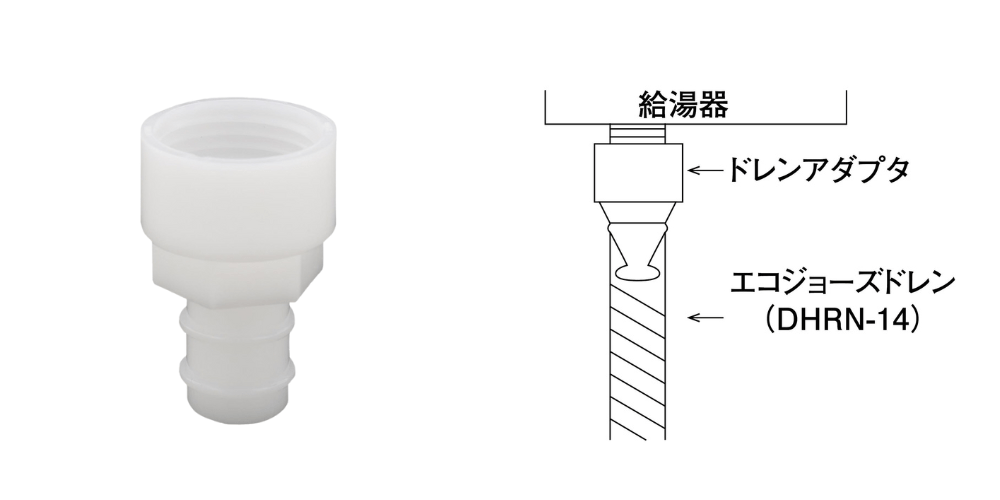 ドレンホースアダプタの写真