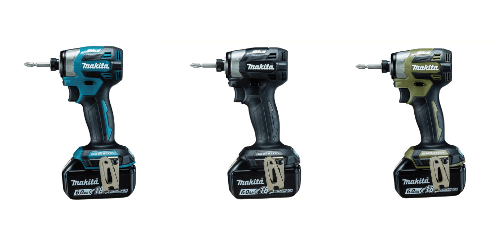 「充電インパクトドライバ(商品コード:TD173Dモデル)」3色の画像