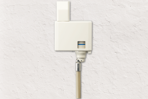 露出型ガスコンセントの写真