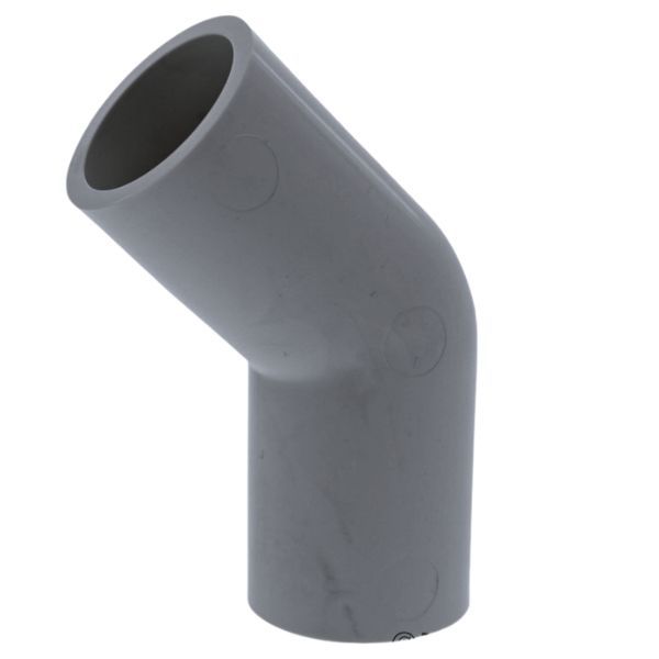 ドレンパイプ用45°エルボ（グレー）の画像